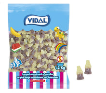 Lobby - Bulk - Vidal Cola Bottle - Sour x 1.2 kg (Approx 340 pcs)