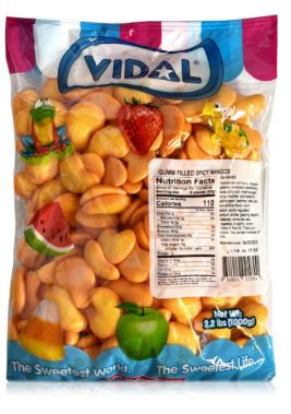 (S3-02) SPAIN - Bulk - Vidal Spicy Mango 2.2 Lb (1kg) x 1 Bag