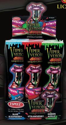 (S1-03) Box- CHINA - Espeez Viper - Venom Sour LIQUID Candy x 12 units