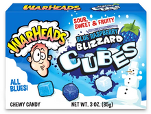 (S1-04) Theater Box Warheads Sour Blue Raspberry Blizard Cubes 3oz (85g) x 10 units