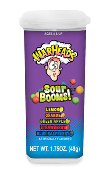 Warhead Sour Booms - Asst Flavors 1.75oz x 18 units