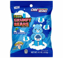 (S1-08) US - Warheads SOUR GRUMPY BEARS Peg Bag - 4.5oz (127g) x 1 Unit