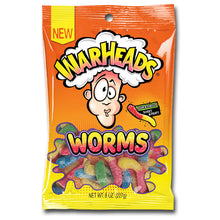 Peg Bag - Warheads Sour Worms 5 oz x 12 units