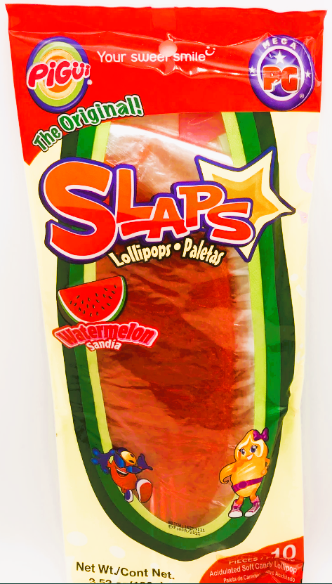 Slaps Candy - WATERMELON 10-Pk 3.53OZ (100g) x 40 units