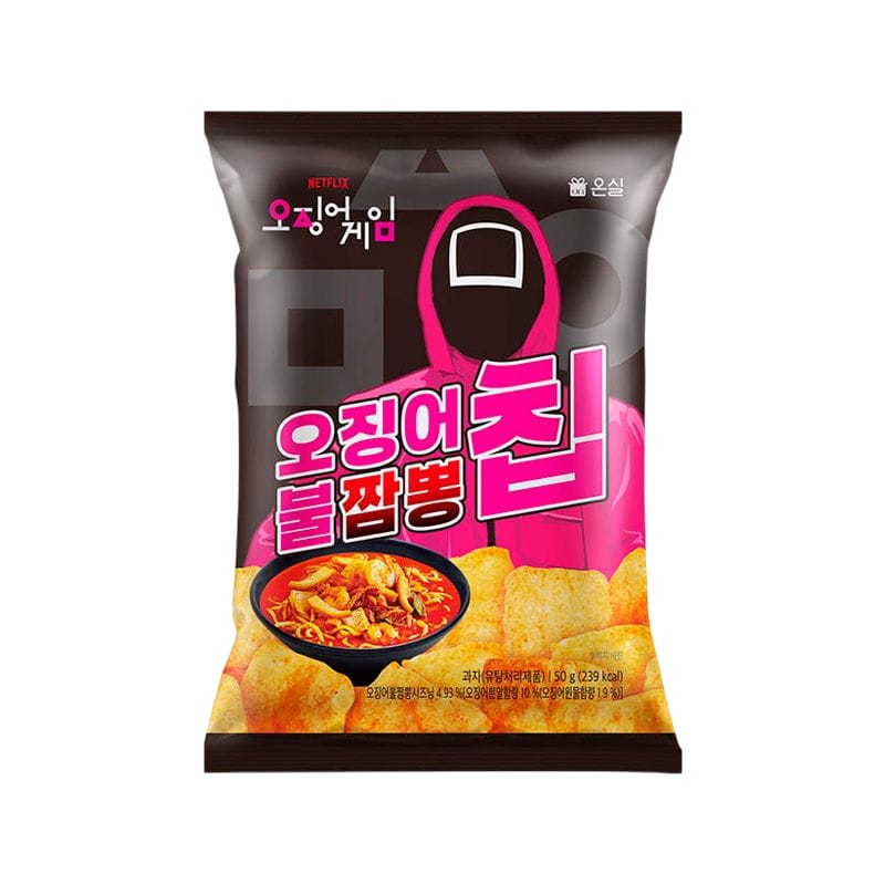 (S7-02) KOREA - Squid Games - Spicy Squid Jjamppong Chips 50g x 20 units