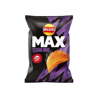 (S6-12)  Chips - Walkers Pizza Hut Texas BBQ 50g x 24 units