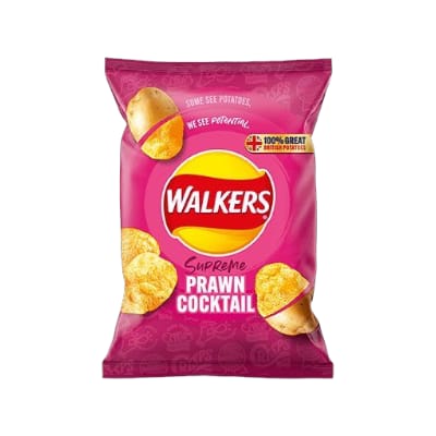 (S6-12) Chips - Walkers Prawn Cocktail 45g x 32 units