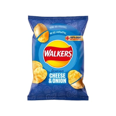 (S6-12) Chips - Walkers Cheese Onion 45g x 32 units