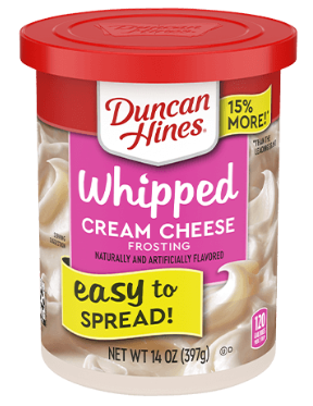 SINGLE - Duncan Hines - Whipped Cream Cheese Frosting 14oz (397g) x 1 unit