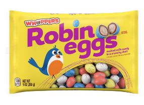 (S4-03) US - Easter - Single WHOPPERS Robin Eggs Laydown Bag - 9oz (256g) x 1 Unit (30pk)