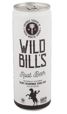 (S5-09) BEVERAGE - Wild Bill Olde Fashioned Soda - Root Beer 12 fl oz (355ml) x 12 Units