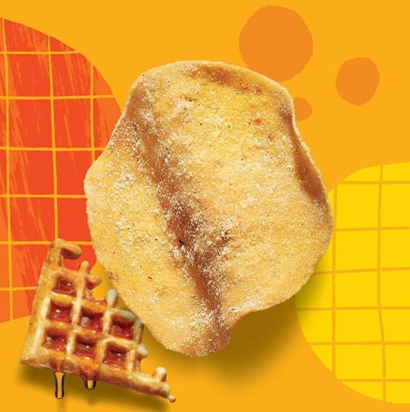 (S6-12) US - Chips - Wilde Protein - Chicken & Waffles 1.34oz (38g) x 8 units (chips bags may be deflated during shipping)