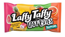 Wonka Laffy Taffy Laff Bites - Tropical - Standard Size 2oz x 24 units