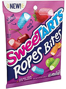 (S1-08) Box - US - Peg Bag - Wonka Sweetart Rope Bites 5.25oz (149g) x 12 units - SugarMarket.ca