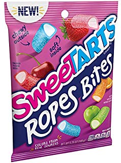 (S1-08) US - Peg Bag - Wonka Sweetart Rope Bites 5.25oz (149g) x 12 units