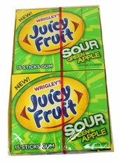 Wrigley Slim Pack Juicy Fruit - Sour Green Apple 10 units