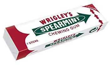UK WRIGLEY - SPEARMINT 7 STICKS GUM x 14 units