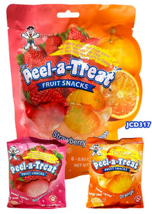 (S6-14) Royal Family - WW Peel-a-Treat Gummy - Strawberry and Orange 10-Pk 5.5oz (156g) x 10 Bags
