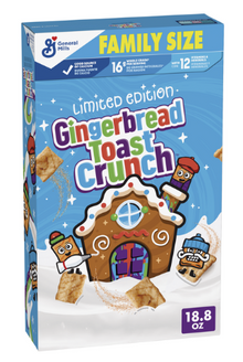 (S6-05) XMAS - Cereal - Gingerbread Toast Crunch 18.8oz (532g) x 1 unit