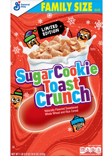 (S6-05) XMAS - Cereal - Sugar Cookie Toast Crunch 18.8oz (532g) x 1 unit