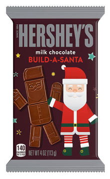SINGLE - Xmas - Choco - Hershey Build-A-Santa XL 4oz (113g) x 1 units