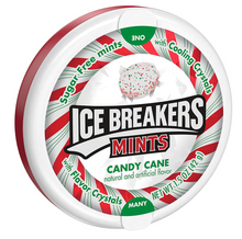 (S8-09) US - XMAS - ICE BREAKERS - CANDY CANE Mints Dispenser - 1.5oz(43g) X 8 UNITS