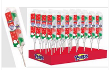 XMAS - Peeps Vanilla Chick Pops Asstd 1.37oz (39g) x 28 units