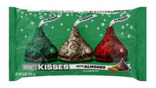XMAS - Kisses Milk Choco with Almonds 8oz (226g) x 1 Bag
