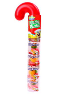 (S8-03) Xmas - Krabby Patties Candy Cane 1.6oz (45g) x 12 Units