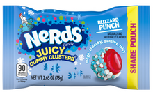 (S8-09) XMAS - Nerds - Juicy Gummy Clusters - Blizzard Punch 2.65oz (75g) x 12 Units
