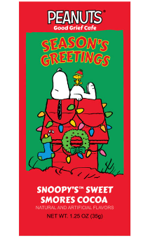 XMAS - SNOOPY PACKETS - SWEET SMORES COCOA 1.25OZ X 20 UNITS