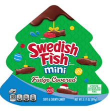 (S8-03) XMAS - SWEDISH FISH MINI FUDGE COVERED 3.17oz (89g) x 6 Units