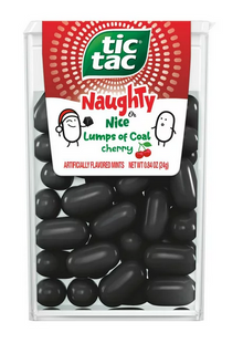 (S1-02) Single - Xmas - Tic Tac Lumps of Coal 0.84oz (24g) x 1 unit