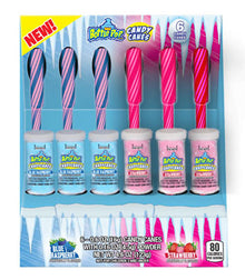XMAS Candy Cane - Topps Baby Bottle Pop Candy Cane  x 10ct