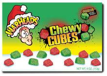 XMAS Theater Box Warheads Chewy Cubes 4oz x 12 units