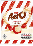 XMAS UK - AERO BUBBLES CANDY CANE POUCH 70G X 12 UNITS