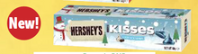 xmas UK Gift Tube - Hershey Kisses Tube x 16 units