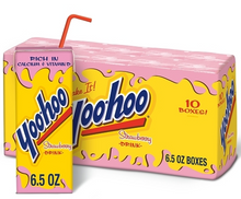 (S5-09) Beverage - Yoo-Hoo STRAWBERRY Drink 6.5oz (192ML) x 10 units (Buyer is responsible if drinks may leak during shipping and weather)
