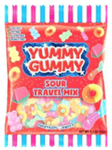 Yummy Gummy - Travel Mix Sour 5.3oz (150g) x 12 units