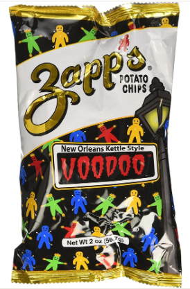 Chips - SINGLES - Zapp's New Oreleans Kettle-Style - Voodoo 2.6oz (56g) x 1 units